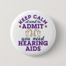 Search for hearing aide buttons Funny