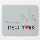 Recherche de paysage urbain tapis souris Manhattan