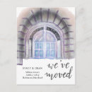 Search for new year moving announcement cards Watercolor