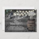 Search for winery bridal shower invitations Rustic