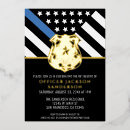 Search for police badge invitations Law enforcement