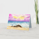 Search for watercolor sunset cards Blue