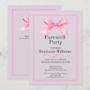 Search for modern farewell party invitations Elegant