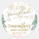 Search for gold foil snowflakes stickers Winter wonderland