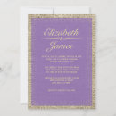 Search for burlap and purple wedding invitations Lace