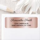 Search for glam return address labels Elegant