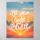 Search for let your light shine posters Inspirational