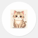 Recherche de chat gris autocollants Drôle