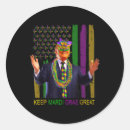 Search for funny mardi gras stickers Watercolor