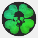 Search for shamrock skull stickers Irish