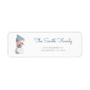 Search for winter snowman return address labels Cute
