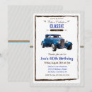 Search for classic car birthday invitations Automobile