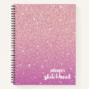 Search for sparkly notebooks For kids