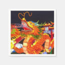 Search for new year paper napkins Dragon