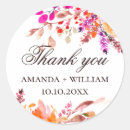 Search for pink flowers wedding stickers Fall