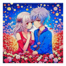 Recherche de coeur romantique posters Fleurs