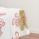 Search for gingerbread tablecloths Red