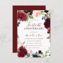 Search for ruby wedding anniversary invitations Modern