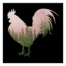 Recherche de poule de coq posters Nature