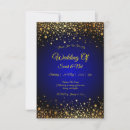 Search for royal blue and yellow invitations Calligraphy