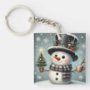 Search for winter snowman keychains Snowflakes