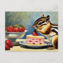 Search for chipmunk postcards Whimsical