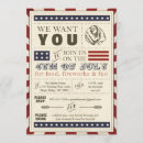 Search for americana invitations Vintage