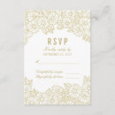 Search for lace floral invitations Gold