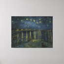 Recherche de nuit étoilée van gogh toiles Rhone