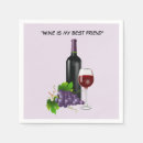 Search for wine bottle napkins Grapes