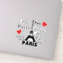 Search for love travel stickers French