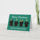 Search for cat christmas cards Green