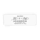 Search for elegant save the date return address labels Future mr and mrs
