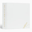 Search for monogram binders Gold