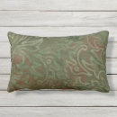 Search for green and rust pillows Tropical