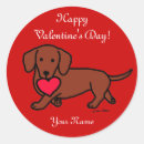 Search for dachshund valentine stickers Cute