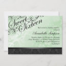 Recherche de conception de damassé invitations Noir