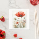 Search for poppy flower napkins Garden