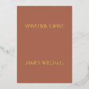 Search for place for wedding invitations Gold