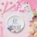 Search for 85th birthday plates Floral