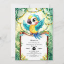 Recherche de parrot invitations Aquarelle