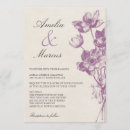 Search for burlap and purple wedding invitations Country