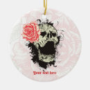Search for red skull ornaments Rose