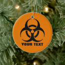 Search for warning ornaments Biohazard