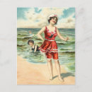 Search for vintage bathing suit postcards Swimsuit