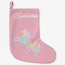 Search for unicorn christmas stockings Girly