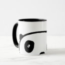 Search for black and white bear mugs Cute