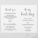 Search for reception order of service weddings Folded