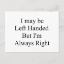 Search for left hand postcards Humour