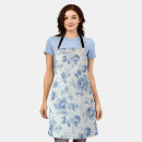 Search for blue toile aprons Roses